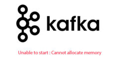 Apache Kafka broker unable to start – Error:Cannot allocate memory